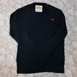 🔥3 for $15🔥 Men's Hollister V Neck Sweater, Navy